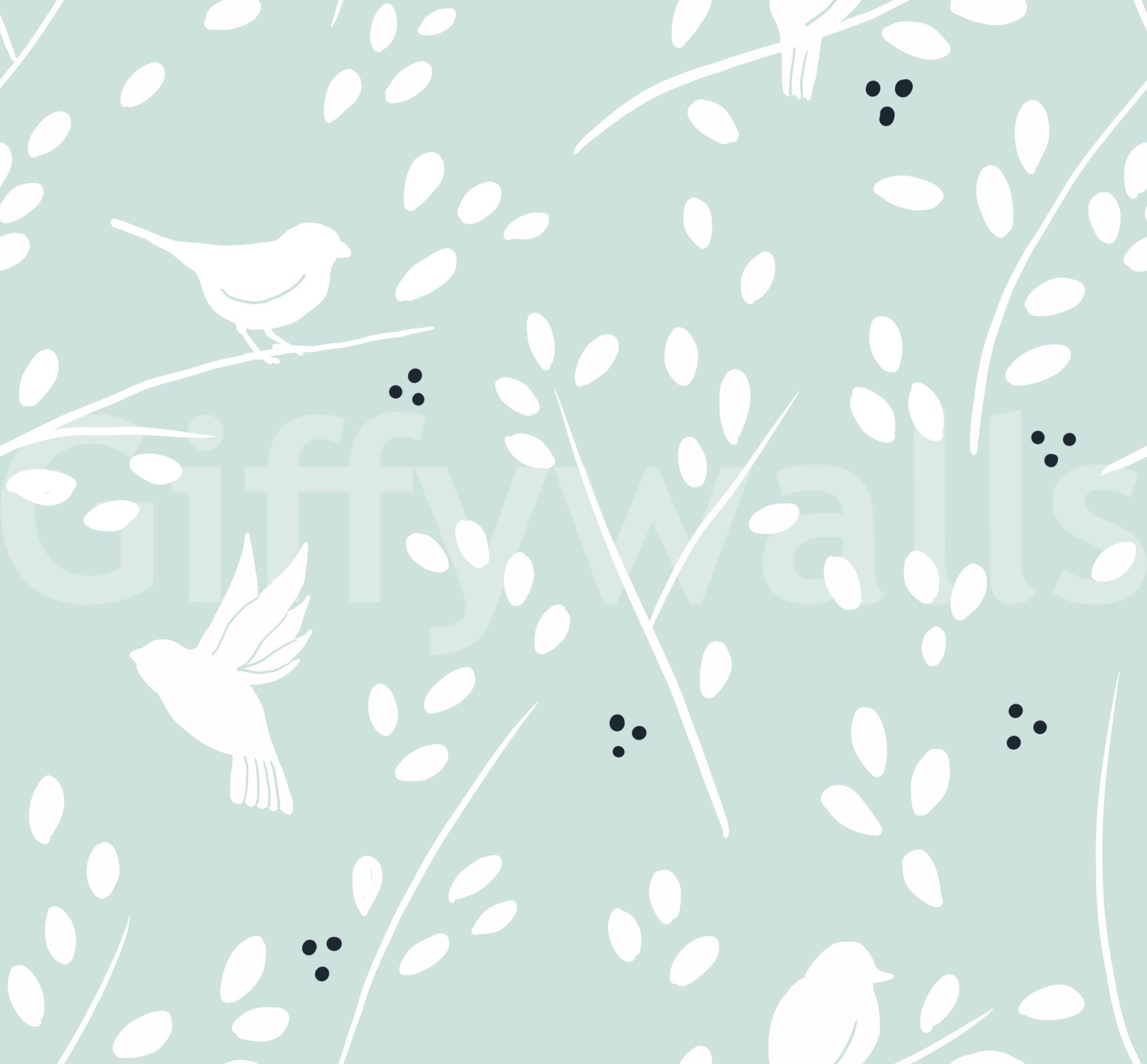 The Serene Sky Birds wallpaper keeps a steady tempo with even spacing throughout.