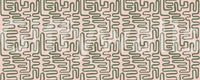 Soft Flow Maze design with repeated organic lines and relaxed surface detail