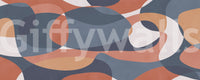 Modernist Earthy Geometry design with layered blocks and warm organic depth