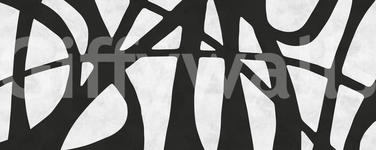 Monochrome Flow Wall Mural