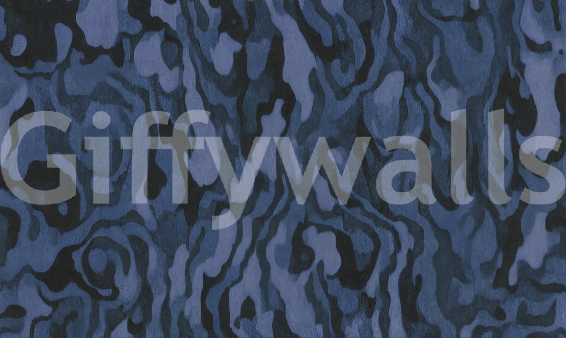 Slate highlights weave between deeper pockets on the Ettore Veins wall mural.