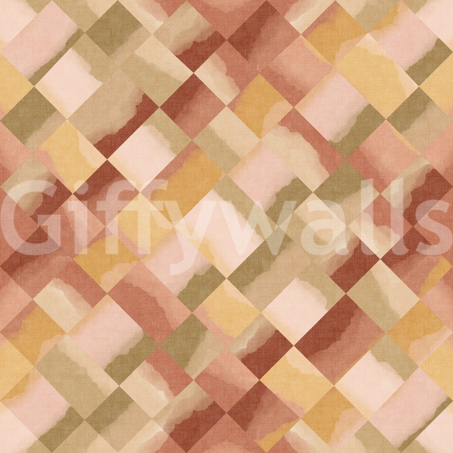 Relax Sunset Painted Checker Wallpaper⁠