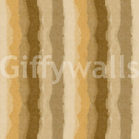 Warm neutral wallpaper with watercolor stripe detailing
