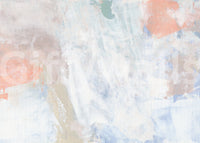 Soft Serenade Pastel Brushstrokes Wallpaper Wall Mural