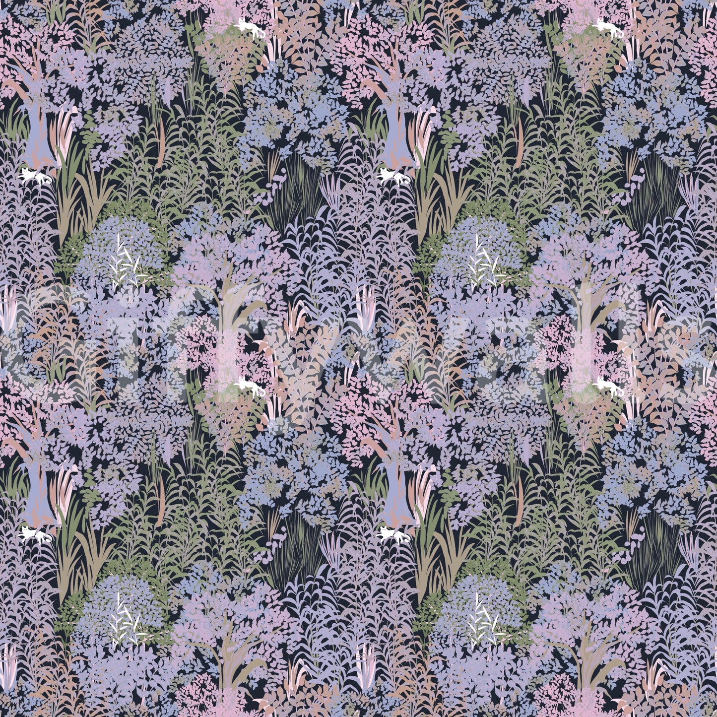 Secret Woodland Meadow Wall Decor Wallpaper⁠