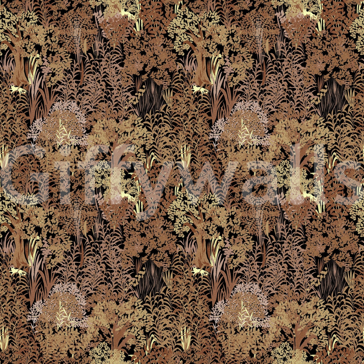 Rustic Thick Jungle Canopy Wallpaper⁠