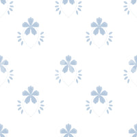 Serene Scandi Blue Blossom Wallpaper Wallpaper⁠