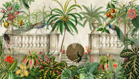 Regal Peacock Terrace Wall Mural Wall Mural