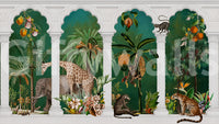 Majestic Mughal Archway Safari Wall Mural Wall Mural