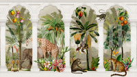 Imperial Vintage Archway Tropical Safari Mural Wall Mural