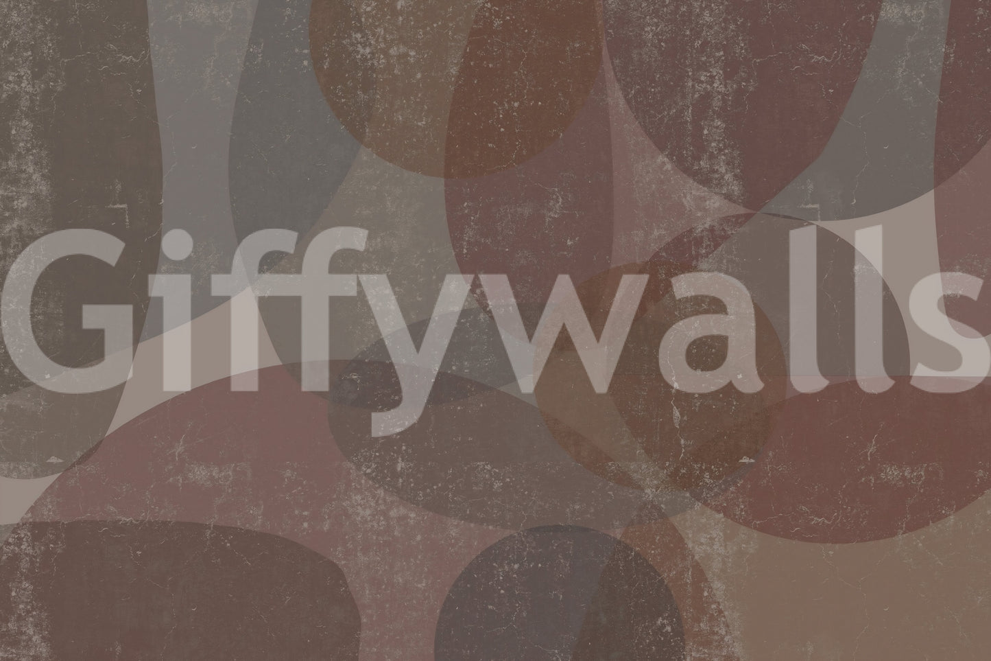 Earthy clay and taupe tones move gently over the pebble wall mural GD10868
