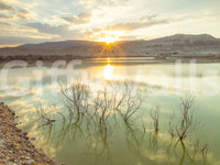 Sunset Reflections over Peaceful Lake Wall Mural