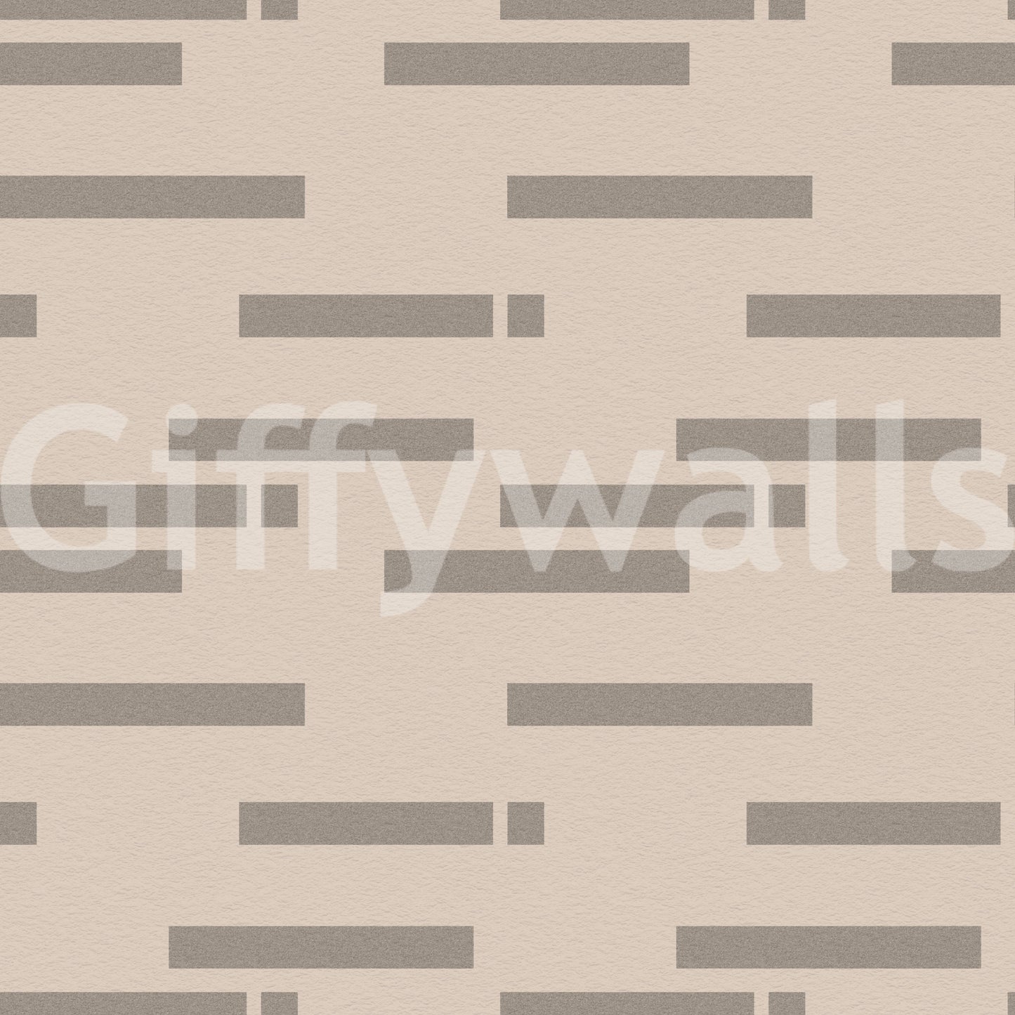 Minimalist Linear Rhythm in Taupe and Slate Wallpaper⁠