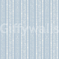 Cream and Indigo Linear Pattern Wallpaper⁠