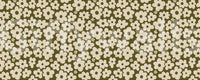 Retro Daisy Meadow in Sage and Cream Wall Mural