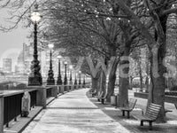 London River Promenade Wall Mural