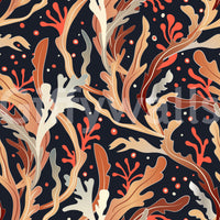 Abstract Foliage Silhouette Wallpaper⁠
