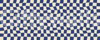 Retro Fluid Checkerboard Wall Mural