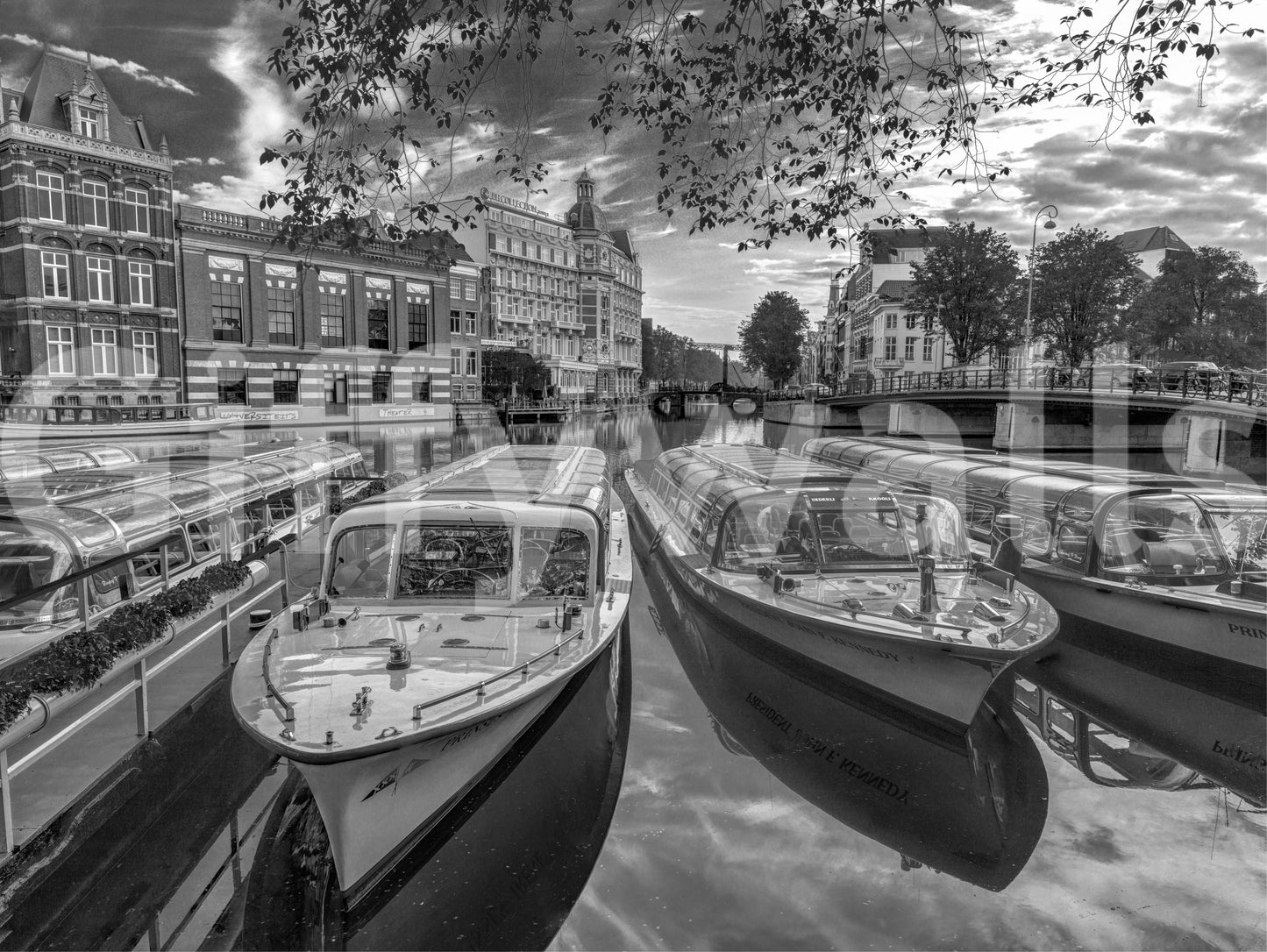 Historic Dutch Waterway Wall Mural
