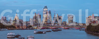 Thames River Urban Twilight Wall Mural
