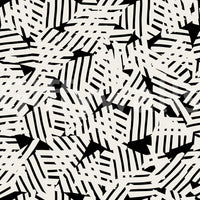 Monochrome Geometric Grid Wallpaper⁠