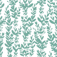Minimalist Sage Botanical Vines Wallpaper⁠