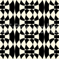 Interlocking Monochrome Arches Wallpaper⁠