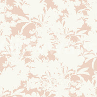 Creamy Petal Shadow Pattern Wallpaper⁠
