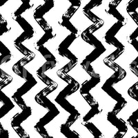 Monochrome Chevron Brushstrokes Wallpaper⁠