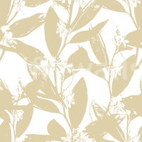 Muted Floral Silhouette Wallpaper⁠