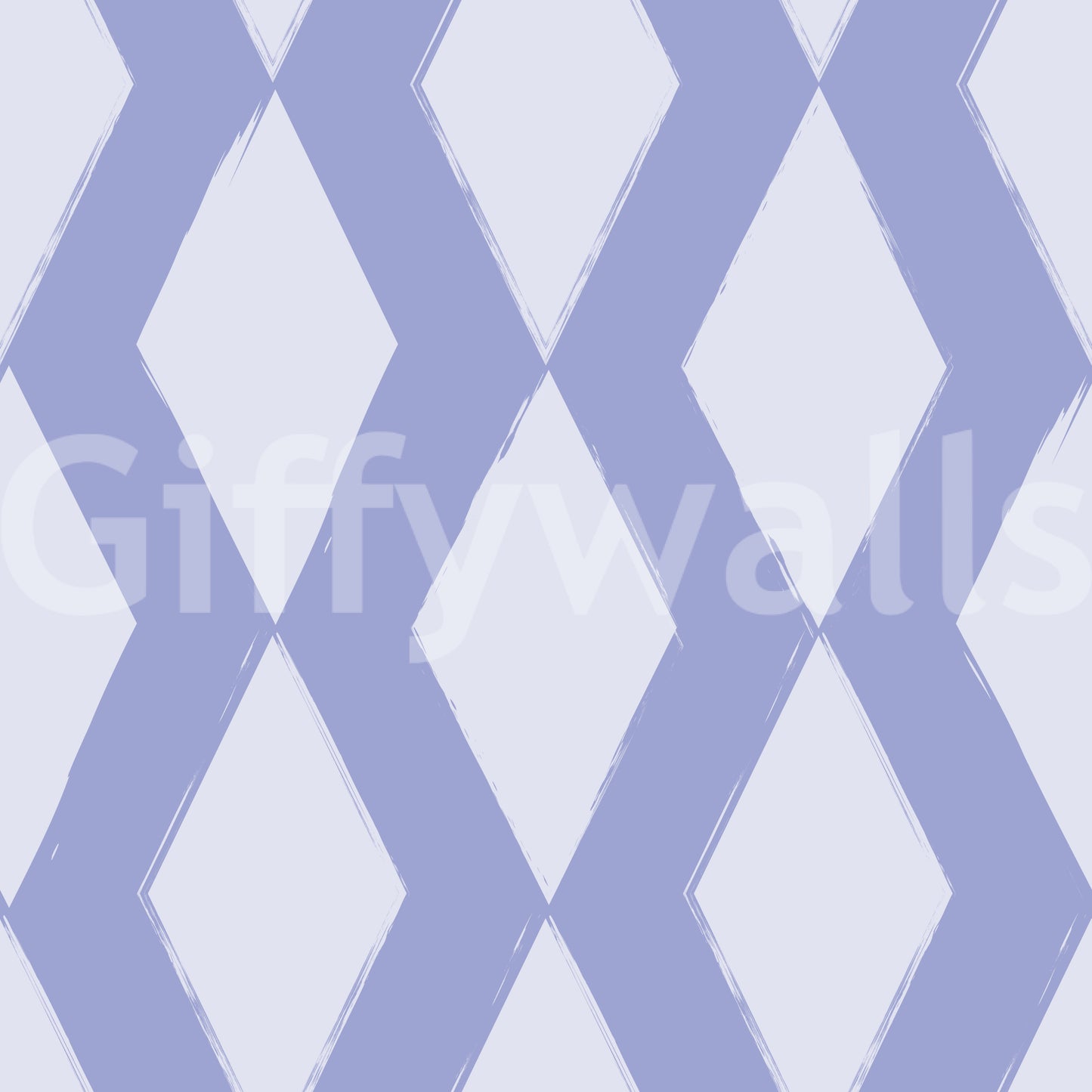 Muted Blue Abstract Diamond Lattice Wallpaper⁠