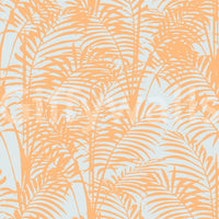 Peach Botanical Palm Repeat Wallpaper⁠