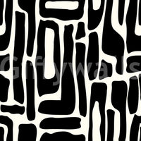 Abstract Organic Ink Shapes Wallpaper⁠