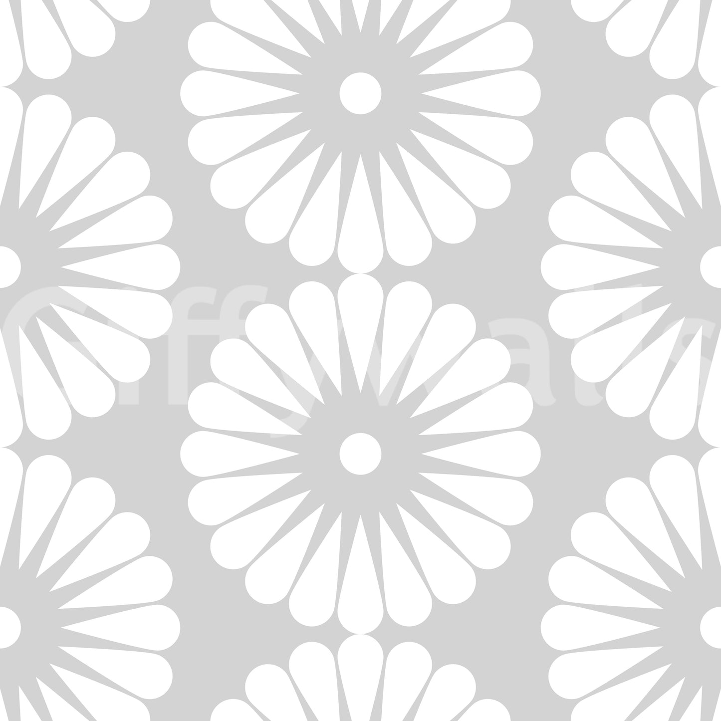 Minimalist Sunburst Radial Motif Wallpaper⁠