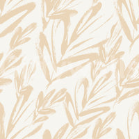 Minimalist Brushstroke Foliage Wallpaper⁠