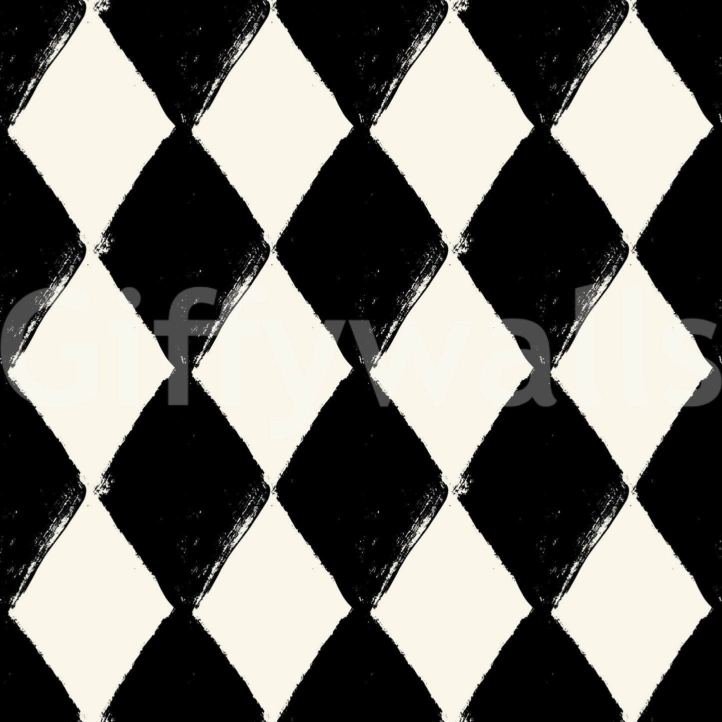 Textured Harlequin Brushwork Wallpaper⁠