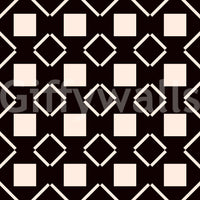 Minimalist Monochrome Geometric Grid Wallpaper⁠