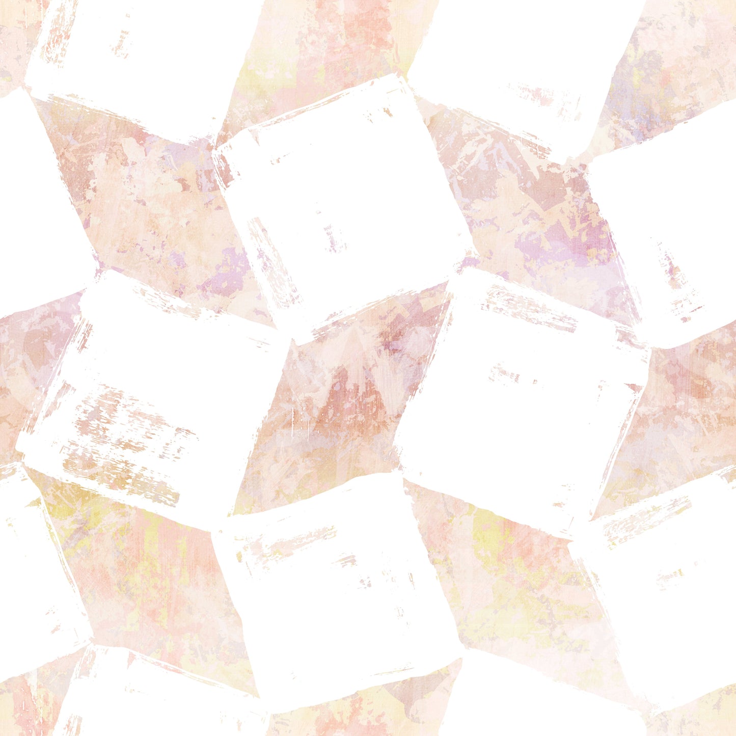 Layered Peach Geometric Blocks Wallpaper⁠