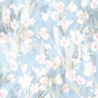 Ethereal Meadow Blue Floral Wallpaper⁠