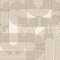 Abstract Organic Linear Grid Art Wall Mural