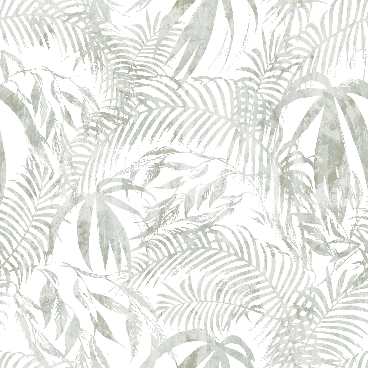 Muted Palm Leaf Silhouette Wallpaper⁠