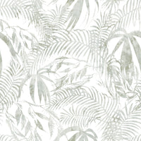 Muted Palm Leaf Silhouette Wallpaper⁠