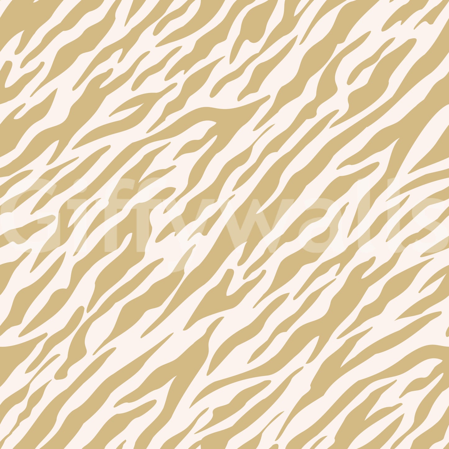 Abstract Gold Animal Stripe Wallpaper⁠