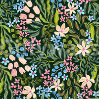 Enchanted Garden Blooms Wallpaper⁠