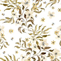 Rustic Earthy Botanical Vines Wallpaper⁠