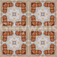 Aged Masonry Geometric Mosaic Wallpaper⁠