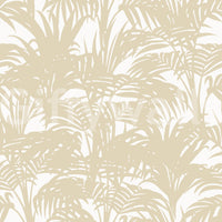 Minimalist Tropical Frond Pattern Wallpaper⁠