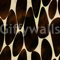Interlocking Dark Brushstroke Motif Wallpaper⁠
