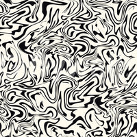 Black and White Fluid Marble Swirls Wallpaper⁠