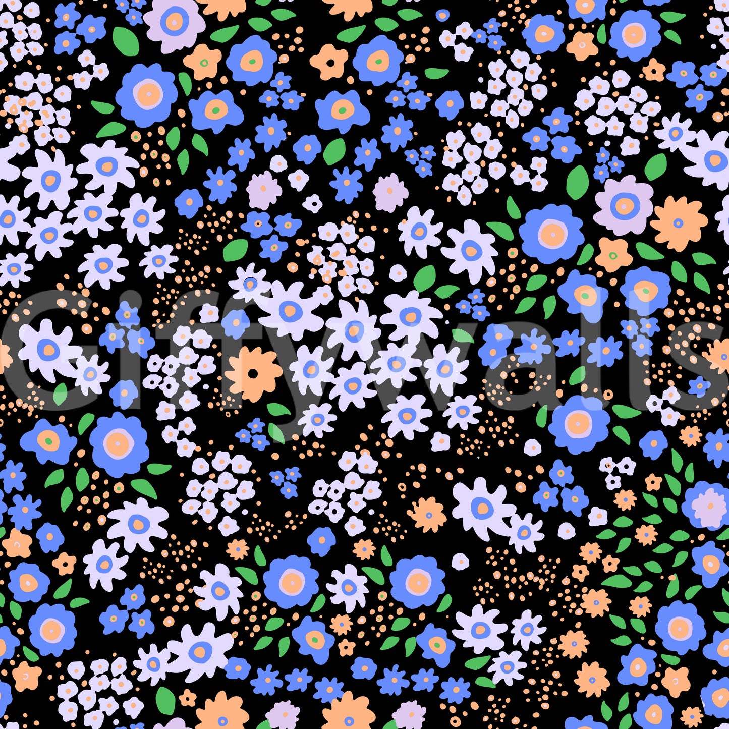Boho Garden Blooms Wallpaper⁠
